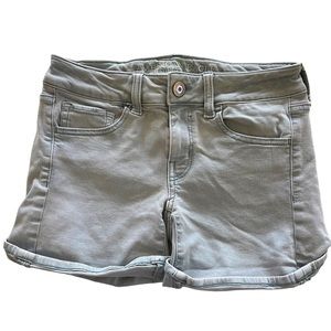 American Eagle Outfitters Women’s midi jean shorts